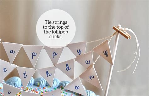Whats Up With The Buells Free Printable Birthday Cake Pennant Topper
