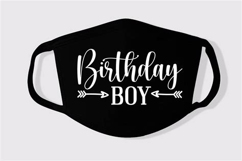 Birthday Boys Face Mask Birthday Vibes Bday Face Mask Etsy