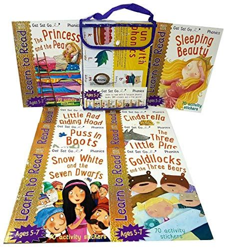 Get Set Go Learn To Read Phonics 8 Books Collection Set With 70