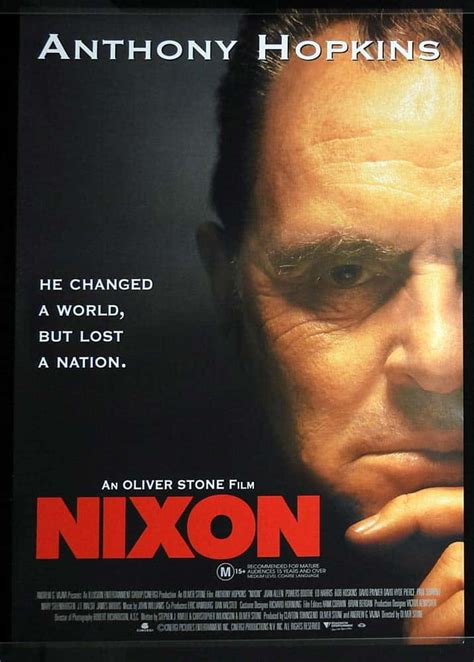 Nixon Original One Sheet Movie Poster Anthony Hopkins Oliver Stone Joan