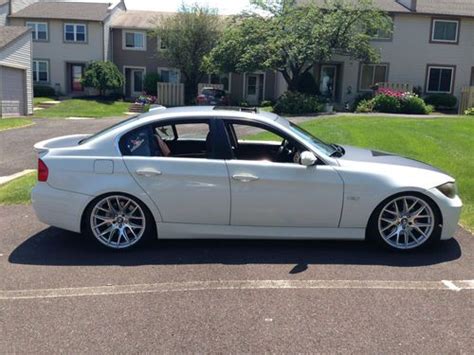 Sell Used Lowered White And Matte Black Unique Style 06 Bmw 330i In