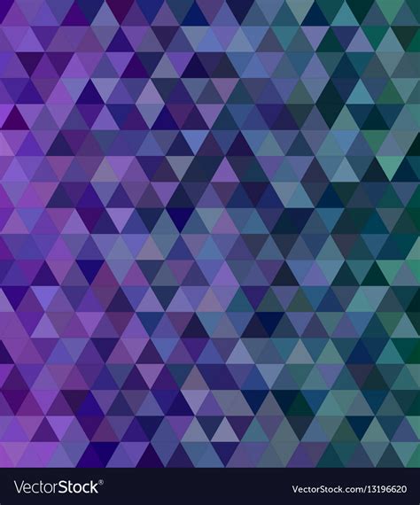 Abstract Triangle Mosaic Tile Background Vector Image