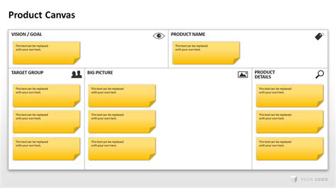 The level of detail in your product specs depends on your company, but generally once you've defined the above what does the user want to achieve? Product Canvas: Product Development Made Easy | PresentationLoad Blog