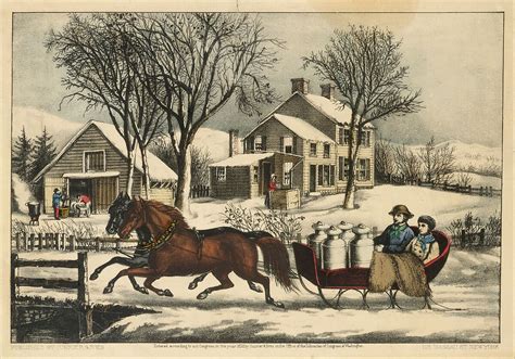 Currier And Ives Winter Morning In The Country The Metropolitan