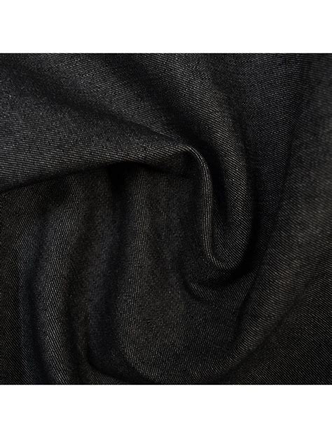 Black 75oz Cotton Denim Fabric Jeans Fabrics Calico Laine