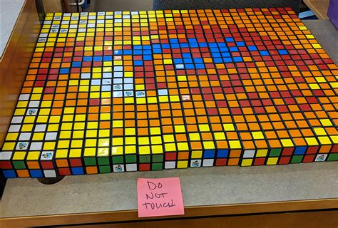 Stevens Students Create Mosaic Masterpiece Out Of Rubiks Cubes