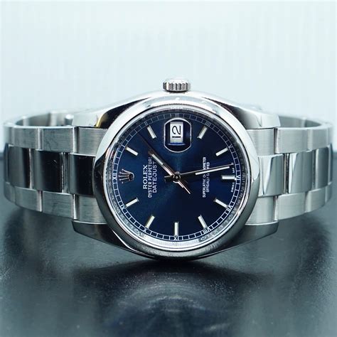 Rolex Datejust 36 Ref 116200 Blue Dial 2015 Royal Watches Sweden Ab