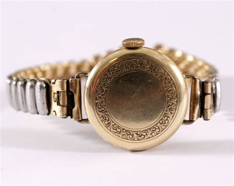 Antike Goldene Armbanduhr Badisches Auktionshaus