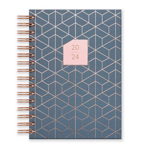 Stationery T Set 2024 A5 Daily Diary And Notebook Grey Matilda Myres