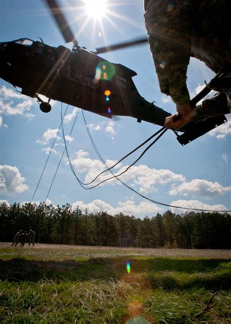 Fort Bragg Air Assault School Students Rappel From Nara And Dvids