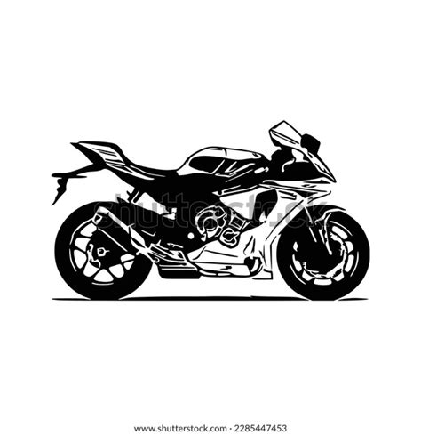 Motorcycle Silhouette Vector Art Vectorizer Stock Vector Royalty Free
