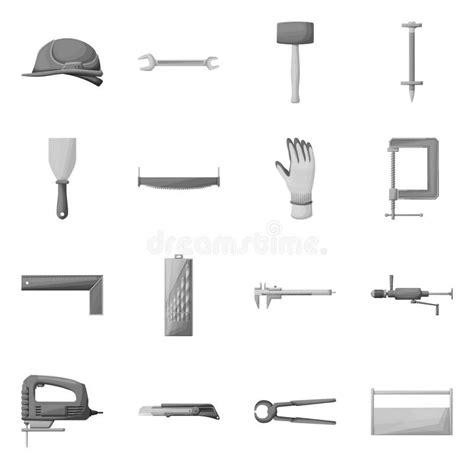 Vector Design Of Renovation And Household Logo Set Of Renovation And