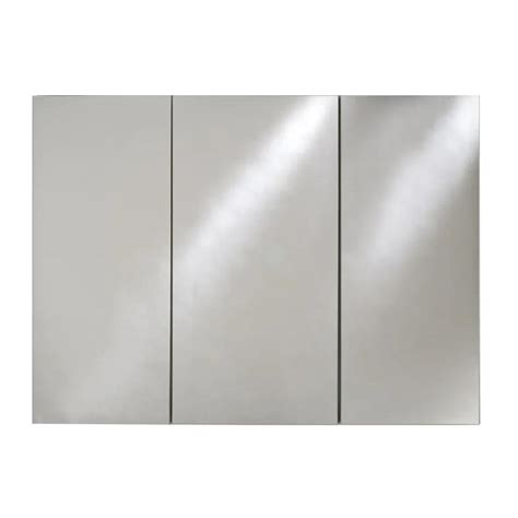 Afina broadway single door medicine cabinet 20 in. Afina Broadway 36 in. x 30 in. Recessed Triple Door ...