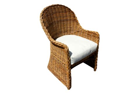 Tightly woven wicker designs are perfect choices for chairs and compliment the fabrics you wish to use on your furniture. Rattan Woven High Back Lounge Chairs | Omero Home