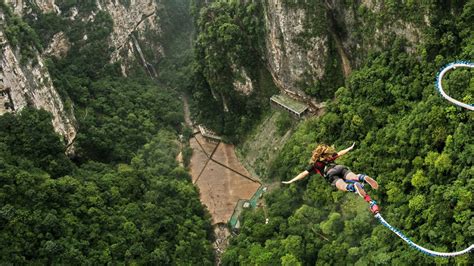 Worlds Highest Bungee Jump To Open In China Off Zhangjiajie Bridge Cnn