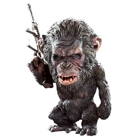 Dawn Of The Planet Of The Apes Koba Gun Version Defo Real 6” Vinyl Statue By Star Ace Toys