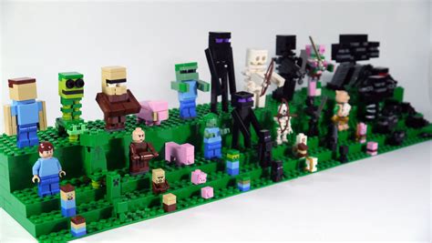 Lego Minecraft Mobs My Display Watch The Video Youtu Flickr