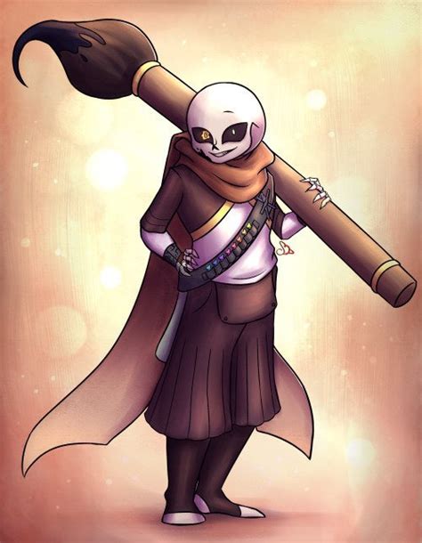 #undertale #sans #error sans #ink sans #tbh this could be taken both ways (ink @ error and vice versa) #but yeh this is how it is #frenemies #utmv #dun worry my next post will hopefully be skeletober. Ink!Sans (NEW DESIGN 2020) | Wiki | Undertale AUs Amino