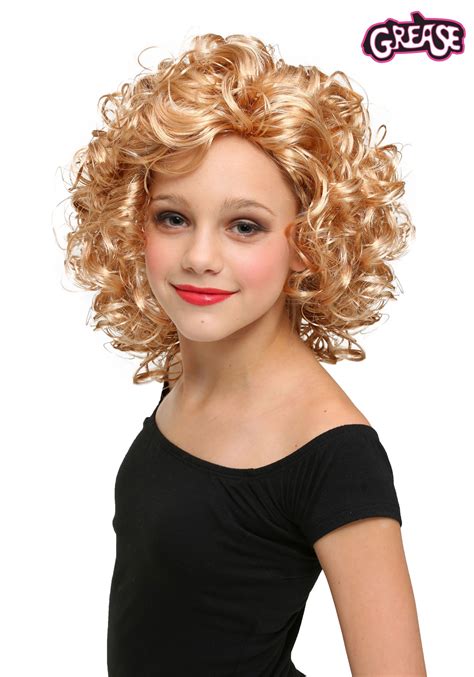 grease bad sandy girl s wig grease costume accessories