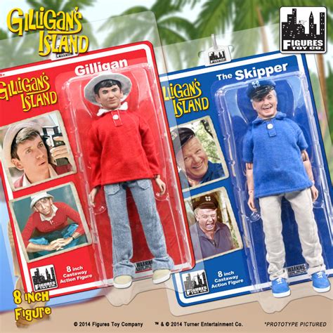 Gilligans Island 8 Inch Action Figures Series One Set Of 2 Figures
