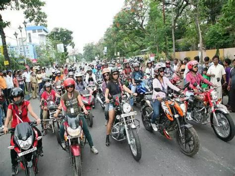 Women Bikers Intrude Male Bastion Come Out With Flying Colours