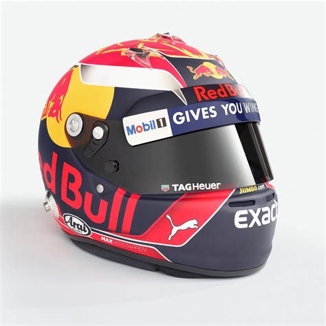 Max Verstappen Redbullracing Helmet Design 2017 Racing Helmets F1 Racing Motorcycle Helmets