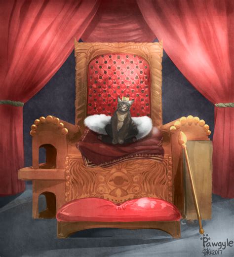 Royal Cat On Throne — Weasyl