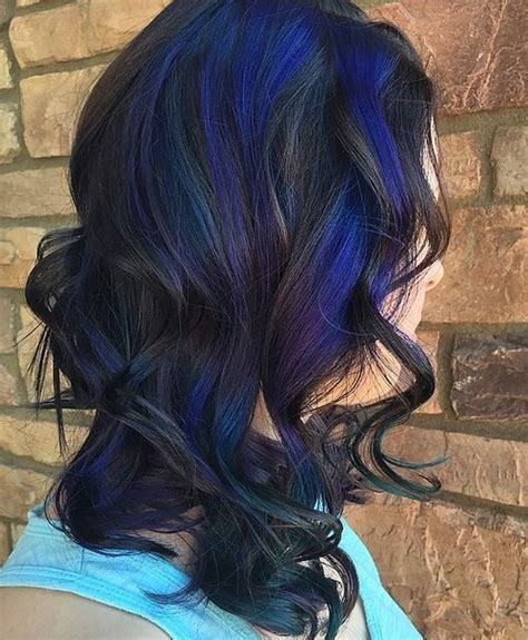 A wide variety of black hair blue highlights options are available to you, such as form, use, and feature. Gimme the Blues: Bold Blue Highlight Hairstyles