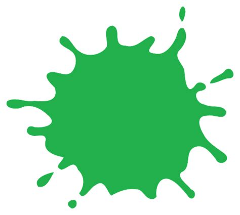 Grandes Respingos De Tinta Verde Png Transparente Stickpng