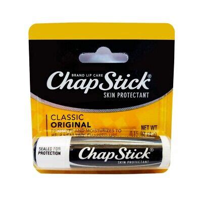 ChapStick Classic Regular Original Flavor Skin Protectant Lip Balm