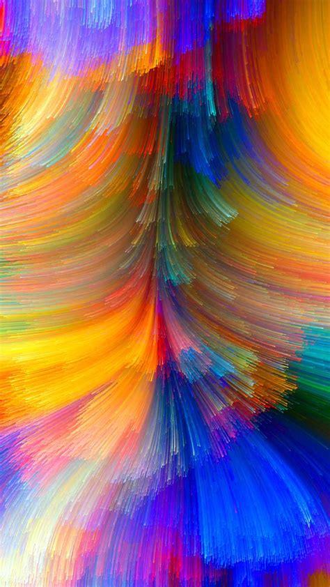 Abstract Colorful Wallpaper Hd Bright Colors Wallpaper Download 720x1280