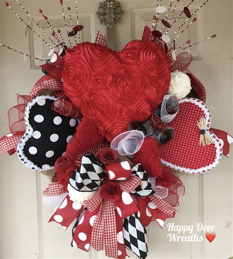 Bundle Of Hearts Wreath By Happy Door Wreaths Lovewreath