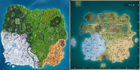 Realm Royal Map Upside Down And Fortnite Map Season 7 Hmm Fortnitebr