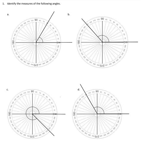 Using A Circular Protractor Examples Solutions Homework Videos