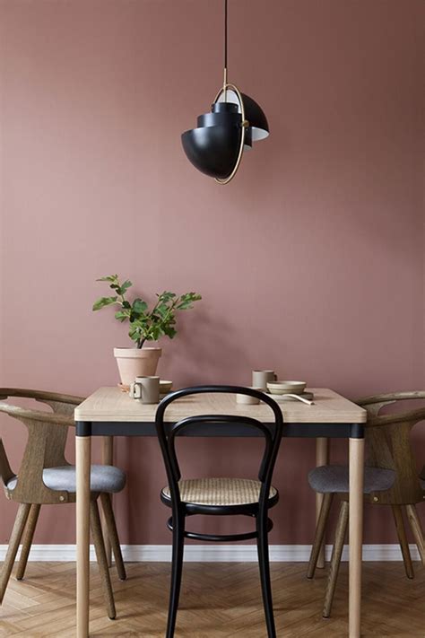 Best Dining Room Colors Warm Dining Room Dining Room Wall Color Pink