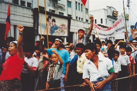 Timeline Myanmars 8888 Uprising Wbaa