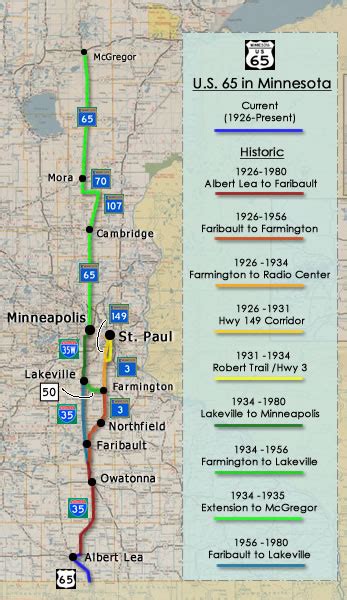 Historic Us Highway 65 Minnesota