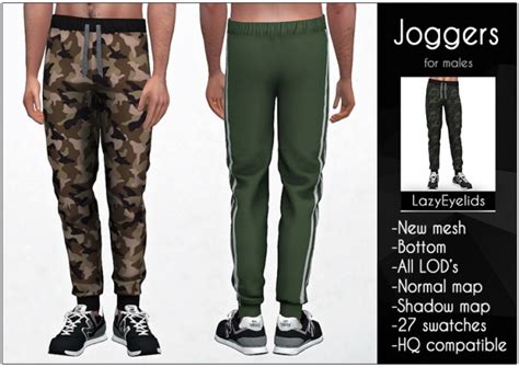 Sims 4 Male Joggers