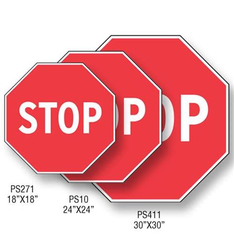 Stop Sign Aluminum Traffic Signs Great American Property