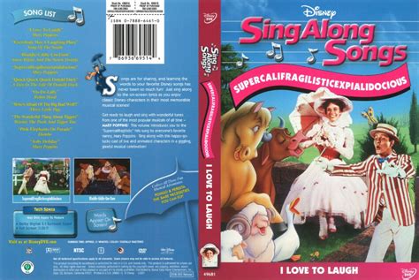 Disney S Sing Along Songs Supercalifragilisticexpialidocous Dvd My