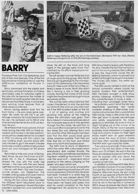 Hot Rods And Jalopies Tribute To Barry Kettering Local Hero Fearless