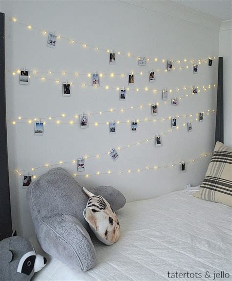 Surrounding yourself with photos of your favourite people and special memories adds meaning and context to your home. Tween/Teen Fairy Light Photo Wall