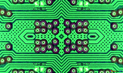Circuit Electronic Board Lines Pattern №215509