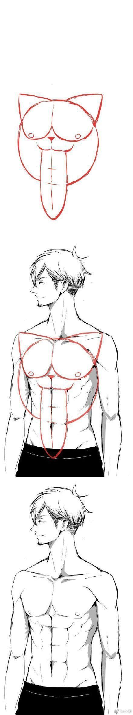 Esboço Masculino How To Draw Abs Art Reference Poses Drawing Tutorial