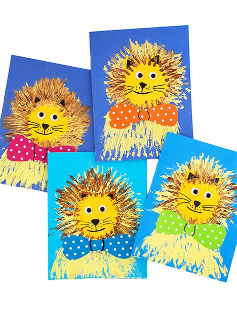 Fathers Day Fork Painted Lions Our Kid Things