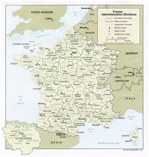 Maps Of France Detailed Map Of France In English Tourist Map Of