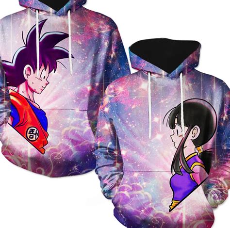 His And Her Hoodie Matching Couple Hoodies Anime 3d Hoodie Etsy