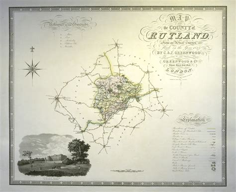 Jonathan Potter Map Map Of The County Of Rutland