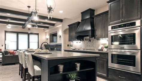 Going gray on kitchen cabinets is the key to making a statement that won't look dated in a few years, says thea home interior designer dorianne passman. Wolf Dartmouth Grey Stain Kitchen Cabinets [Modern Look ...