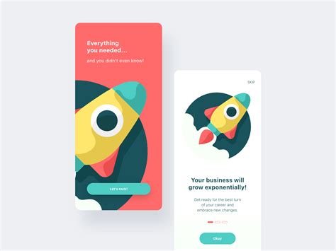 Welcome Screens By Thalita Torres On Dribbble